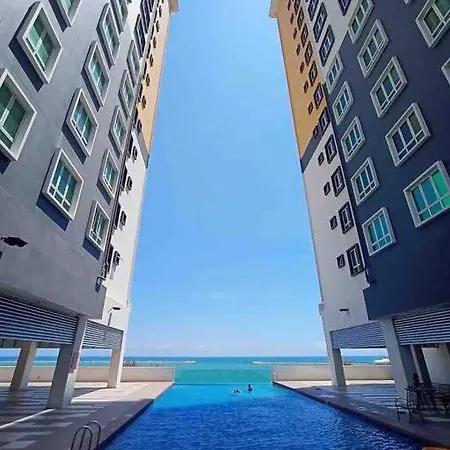Orked Vanda, 3 Bedroom Apartment, Seaview Netflixwifiyoutube Kuala Terengganu Exterior photo